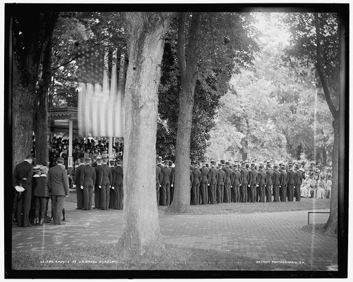 Cadets at U.S. Naval Academy