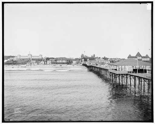Old Orchard, Me., from end of pier
