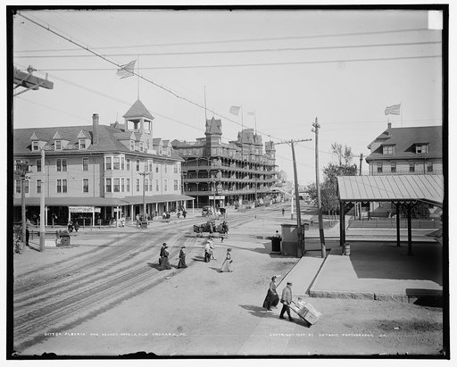 Alberta and Velvet hotels, Old Orchard, Me.