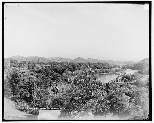 North from Cemetery Hill, Brattleboro, Vt.