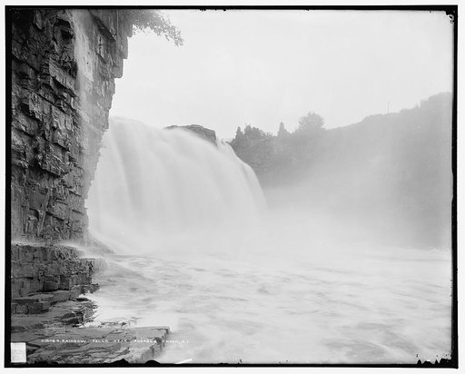 Rainbow Falls near Ausable Chasm, N.Y.
