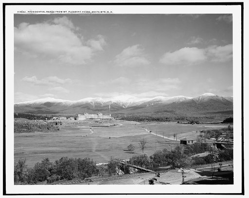 Presidential Range from Mt. [Mount] Pleasant House, White Mts., N.H.
