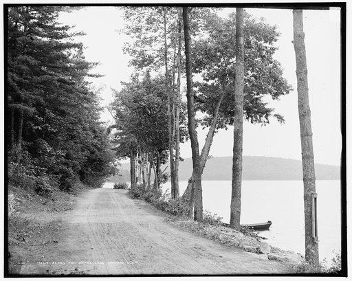 Along the shore, Lake Spofford, N.H.