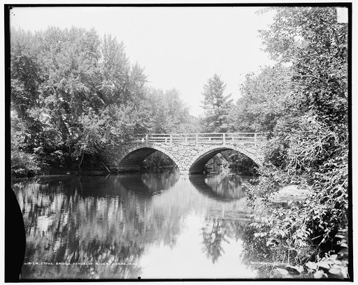 Stone bridge, Ashuelot River, Keene, N.H.