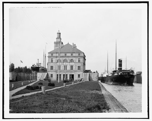 The Locks, high and low level, Sault Ste. Marie, Mich.