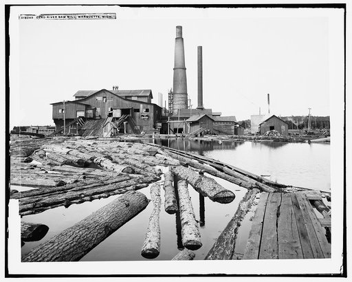 Dead River saw mill, Marquette, Mich.
