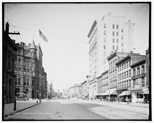 Lower Genesee Street, Utica, N.Y.
