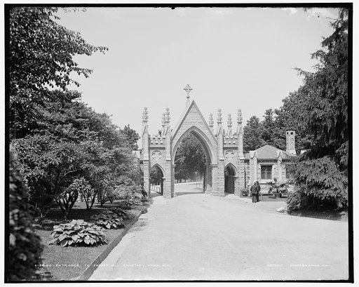 Entrance to Forest Hill Cemetery, Utica, N.Y.