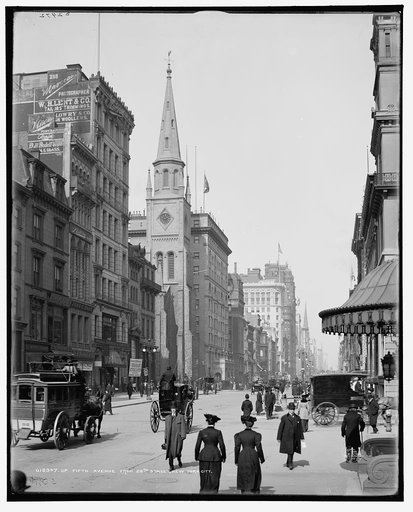 Up Fifth Avenue from 28th Street, New York, N.Y.