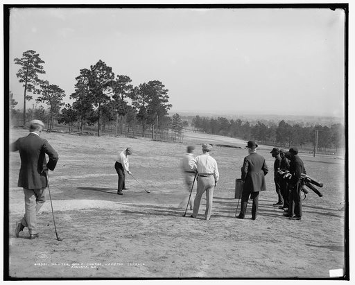 No. 1 tee, golf course, Hampton Terrace, Augusta, Ga.