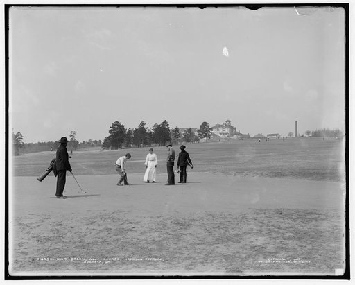No. 7 green, golf course, Hampton Terrace, Augusta, Ga.