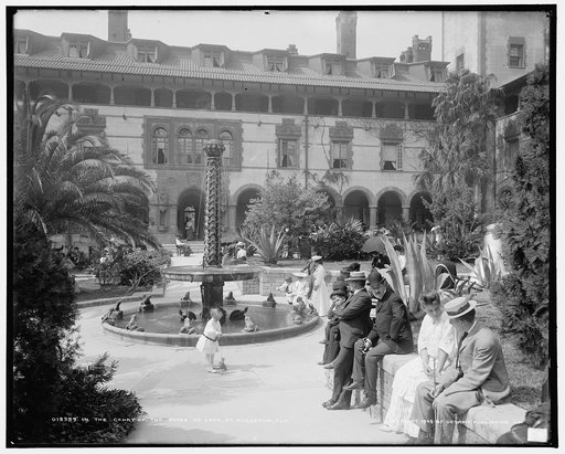 In the court of the Ponce de Leon, St. Augustine, Fla.
