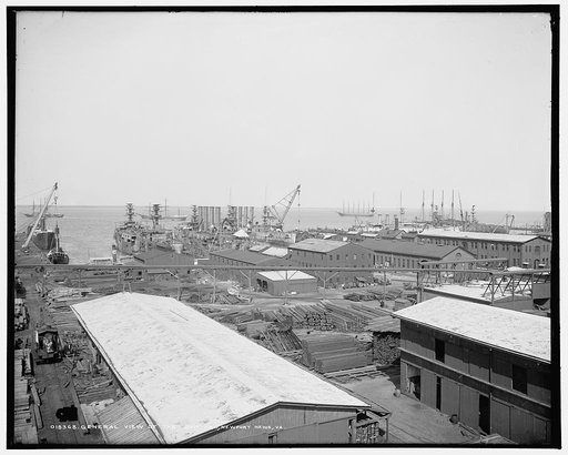 General view of the shipyard, Newport News, Va.