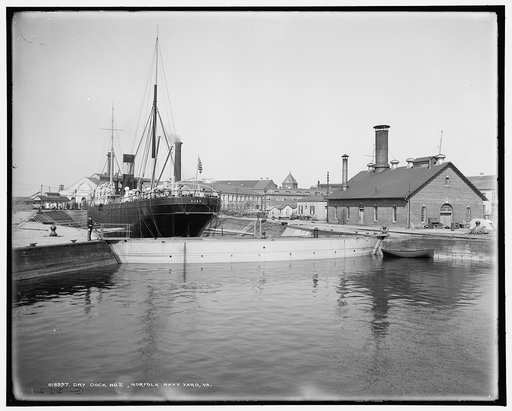 Dry dock no. 2, Norfolk Navy Yard, Va.
