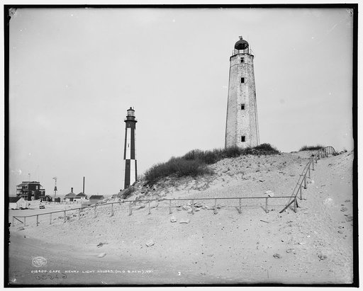 Cape Henry light houses, (old & new), Va.