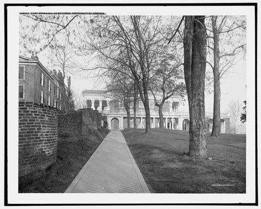 East approach to Rotunda, University of Virginia