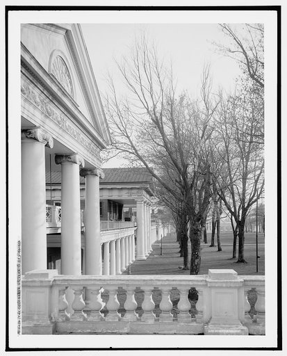 The Colonades [i.e. Colonnades], University of Virginia