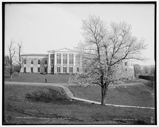 Mechanical laboratory, west side, U. of Va.