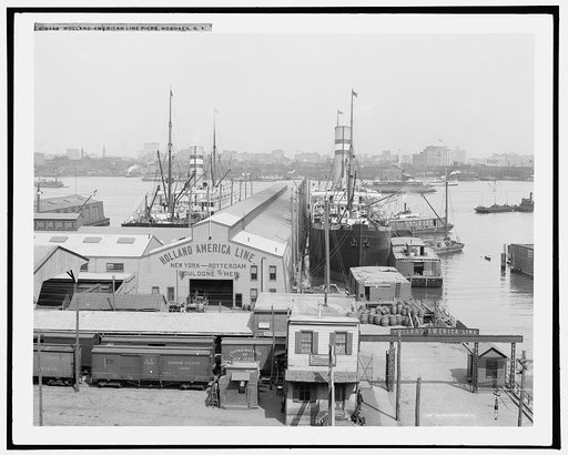 Holland America Piers, Hoboken, N.Y. [i.e. N.J.