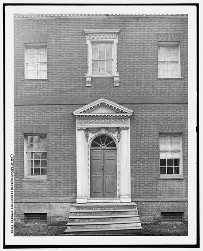 Doorway, old [Hammond] Harwood mansion, Annapolis, Md.