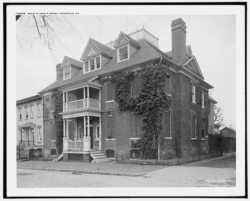 Peggy Stuart's [i.e. Stewart] house, Annapolis, Md.