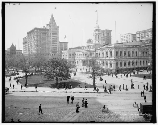 City Hall and Park, New York