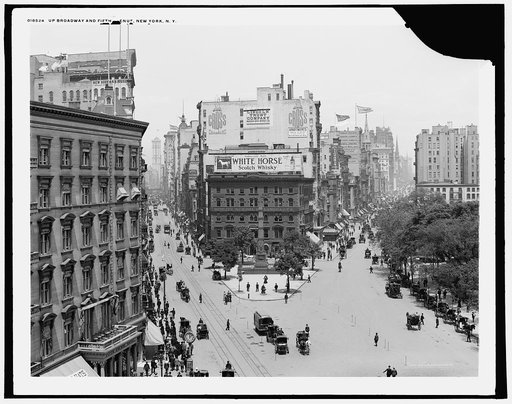 Up Broadway and Fifth Avenue, New York, N.Y.