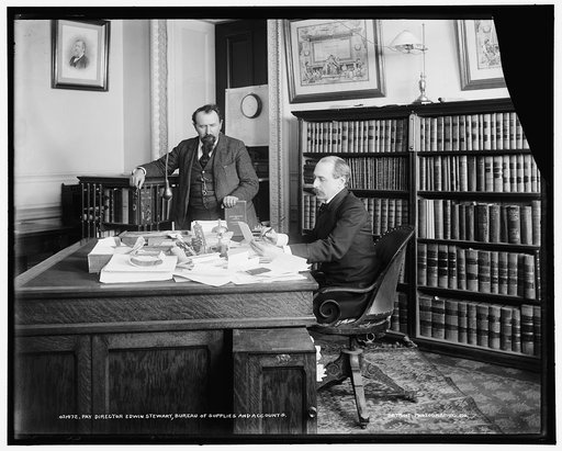 Pay Director Edwin Stewart, Bureau of Supplies and Accounts