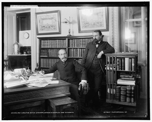 Pay Director Edwin Stewart, Bureau of Supplies and Accounts