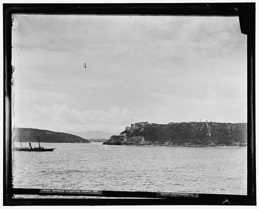 Entrance to Santiago Harbor, 1898