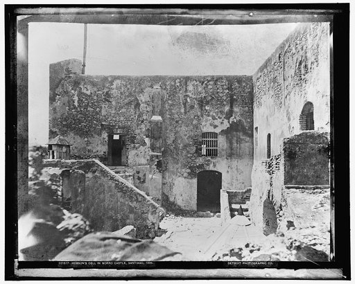 Hobson's cell in Morro Castle, Santiago, 1898