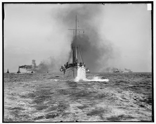 After the race, America's Cup race, U.S.R.C. Algonquin, Oct. 4, 1901