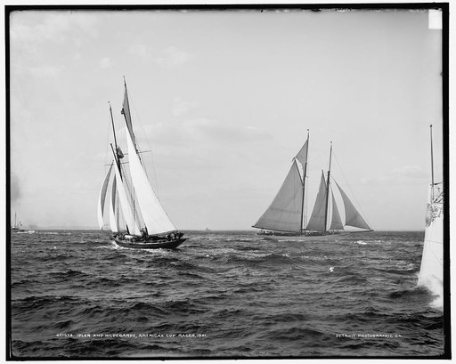 Idler and Hildegarde, America's Cup races