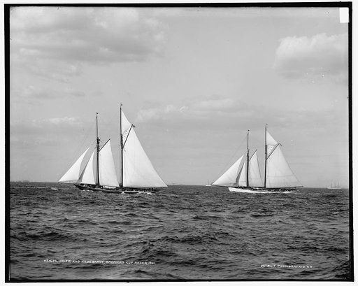 Idler and Hildegarde, America's Cup races