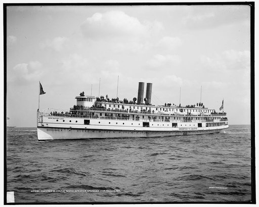 Chester W. Chapin, N.Y.Y.C. [New York Yacht Club] steamer, America's Cup races