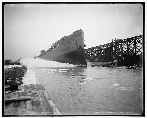 Launch of S.S. Tionesta, Dec. 15, 1902