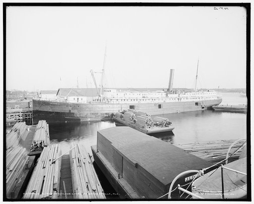 S.S. Iroquois, Clyde Line, at Jacksonville, Fla.