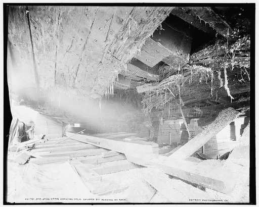 Str. John Craig, showing hole caused by running on rock