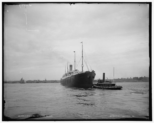 S.S. Cymric outward bound