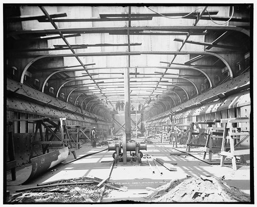 Str. Wm. E. Corey, interior of hold