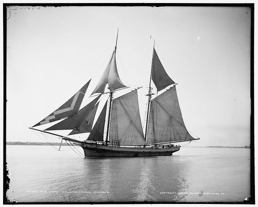 Old time Welland Canal schooner