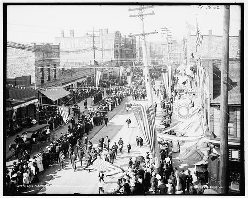 Land parade, Saint Mary's [i.e. Sault Sainte Marie] Canal celebration