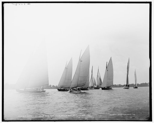 Start of free for all race, Put-in-Bay