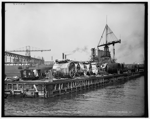 A Glimpse of Cramp's [i.e. William Cramp & Sons Ship and Engine Building Company] shipyard, Philadelphia, Pa.