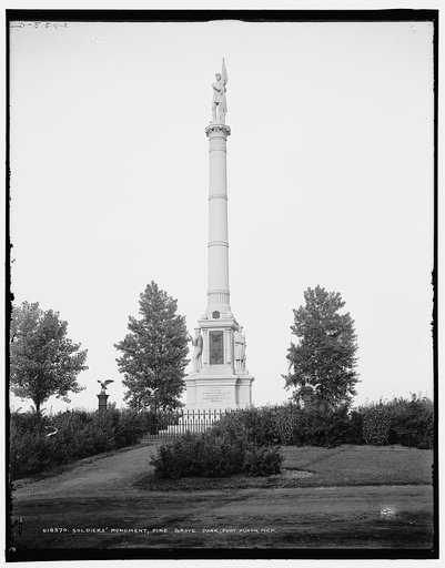 Soldiers' monument, Pine Grove Park, Port Huron, Mich.