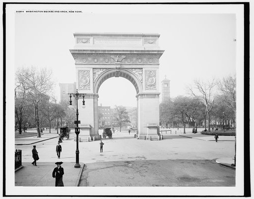 Washington Square and [Memorial] Arch, New York
