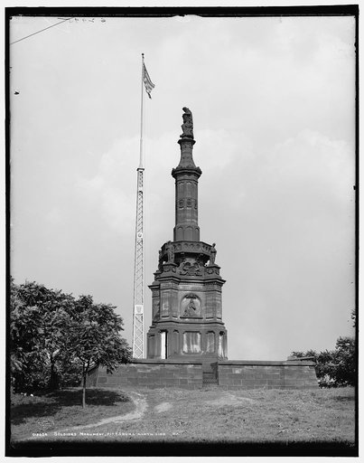 Soldiers Monument, Pittsburg, north side, Pa.
