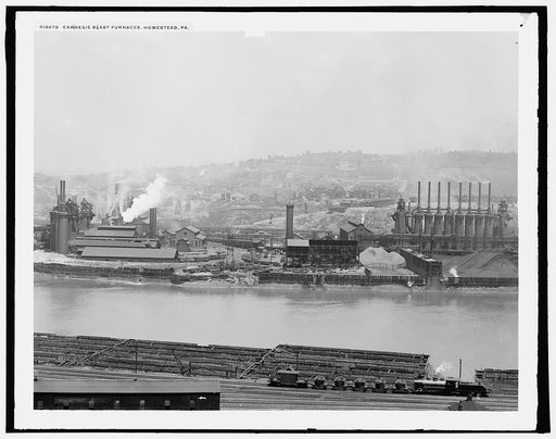 Carnegie blast furnaces, Homestead, Pa.