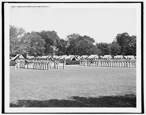Inspection of battalion, [United States Military Academy], West Point, N.Y.