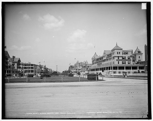 Fourth Avenue, looking west, Asbury Park, N.J.